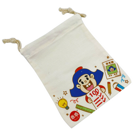 〈数量限定〉台湾ロングセラー菓子「乖乖」のキャラクター 巾着袋｜乖乖滿分束口包 B