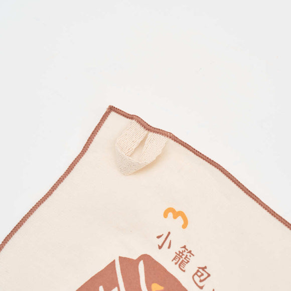 印花楽 吸水ふきん おはよう（台湾朝ごはん） ミルクティー色｜吸水茶巾家事布 早安 奶茶色