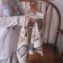 印花楽 吸水ふきん 大稲埕（迪化街） クラシック藍褐色｜吸水茶巾家事布 大稻埕 經典藍褐