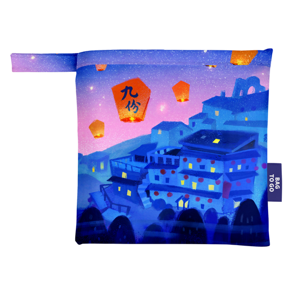 猴子設計 Monkey Design エコバッグ 願いを込めた九份｜購物袋 祈願九份