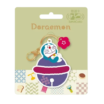 ⁡数量限定 レア台湾交通系ICカード（スーパー悠遊カード）ドラえもん 和風デザイン 悠遊カード（鈴）｜哆啦A夢 日式和風Supercard造型悠遊卡 鈴鐺