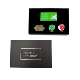 2023台北アジア国際切手展 記念マグネットバッジ｜2023台北亞洲國際郵展紀念徽章組