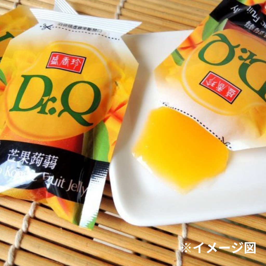 盛香珍 Dr.Q 蒟蒻ゼリー マンゴー風味|Dr.Q芒果蒟蒻 265g(約12-14個 盛香珍 Dr.Q 蒟蒻ゼリー マンゴー風味|Dr.Q芒果蒟蒻 265g(約12-14個
