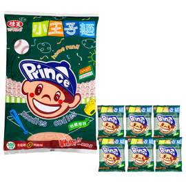 味王 小王子麺 焼きのり味 大容量 ミニパック｜味王 小王子麵 岩燒海苔｜20パック入り｜300g