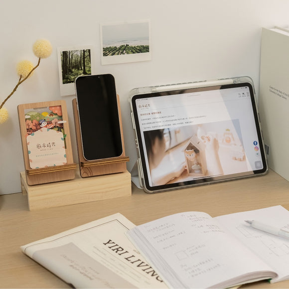 遊木時光 WOOD TIME 台湾ミニ風景 木製スマホスタンド｜台灣微風景木製手機架