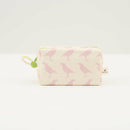 印花楽 長方形ポーチ ファスナー付き 台湾八哥5号 桜色｜拉鏈長方收納包 台灣八哥5號 春櫻色