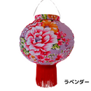 客家花布柄 ハンドメイド 提灯（ランタン）｜カラー：ブルー・レッド・ラベンダー・グリーン・ピンク｜台湾花布
