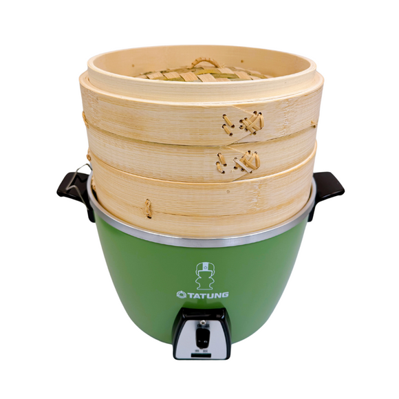 〈身のみ〉サイズぴったり！大同電鍋専用竹蒸籠（せいろ）6人前・Mサイズ適合