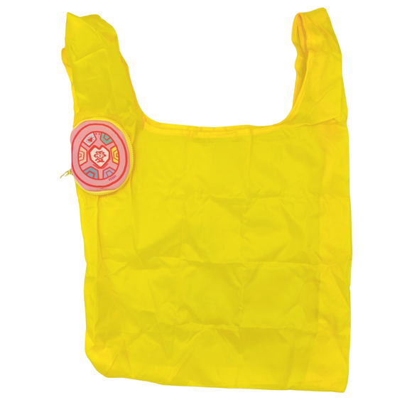 茚 Yin Taiwan 紅亀粿（紅亀餅・アンンクークエ）折りたたみエコバッグ 愛｜愛心紅龜粿購物袋（愛）