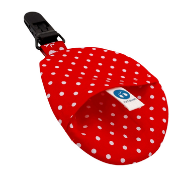 茚 Yin Taiwan 紅亀粿（紅亀餅・アンンクークエ）お守り袋（エアタグケース・AirTag・パスケース）平安 クリップ式｜紅龜粿平安符袋 平安（可放AirTag・悠遊卡）夾式