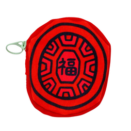 茚 Yin Taiwan 紅亀粿（紅亀餅・アンンクークエ）ドリンクホルダー 福｜紅龜粿 手提杯套（飲料提袋）福