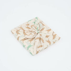 印花楽 風呂敷 台湾八哥5号 森のグリーンブラウン｜包布巾 台灣八哥5號 山林綠棕