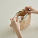 印花楽 台形ポーチ ファスナー付き 鉄窓花5号 コーラルオレンジ｜拉鏈梯形收納包 鐵花窗5號 珊瑚橘粉