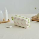 印花楽 長方形ポーチ ファスナー付き 台湾八哥5号 桜色｜拉鏈長方收納包 台灣八哥5號 春櫻色