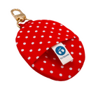 茚 Yin Taiwan 紅亀粿（紅亀餅・アンンクークエ）お守り袋（エアタグケース・AirTag・パスケース）健康 キーホルダー｜紅龜粿平安符袋 健康（可放AirTag・悠遊卡）鑰匙圈