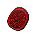 茚 Yin Taiwan 紅亀粿（紅亀餅・アンンクークエ）ピンバッジ 健康｜紅龜粿 平頂扣徽章別針 健康