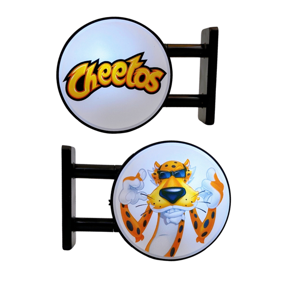 〈大変レア〉台湾限定 チートス Cheetos ロゴ 光る看板マグネット｜奇多 Cheetos 發光招牌磁鐵