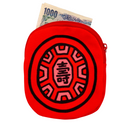 茚 Yin Taiwan 紅亀粿（紅亀餅・アンンクークエ）コインケース（ポーチ・小銭入れ）寿（大）｜紅龜粿零錢包 壽 大