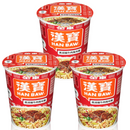 〈3食入〉金車 漢宝 ブラックペッパービーフ風味 カップヌードル｜金車 漢寶 黑胡椒牛肉風味麵｜74gx3