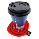 茚 Yin Taiwan 紅亀粿（紅亀餅・アンンクークエ）コースター 平安｜紅龜粿 杯墊 平安