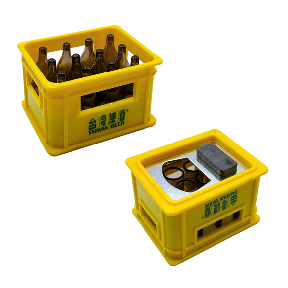 台湾ビール 公式 ミニビールケース型 栓抜き｜台灣啤酒 啤酒籃子造型開瓶器