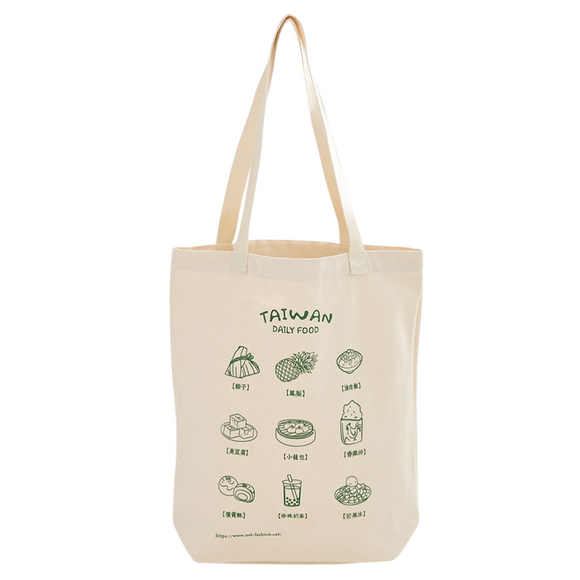 NET 台湾名物グルメ トートバッグ｜NET TAIWAN台灣美食帆布包