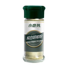 小磨坊 台湾産 白こしょう（白コショウ・ホワイトペパー）｜小磨坊 白胡椒粉 25g