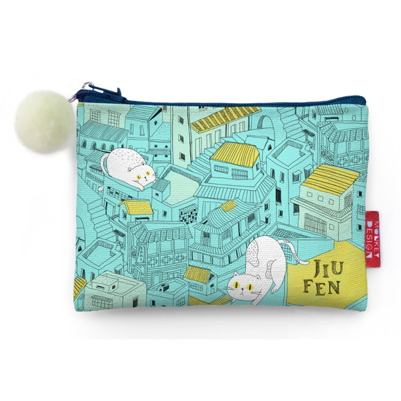 猴子設計 Monkey Design コインケース（ポーチ・小銭入れ） 九份かくれんぼ猫｜零錢包 九份躲貓貓