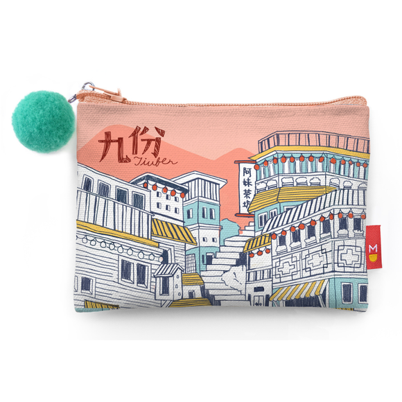 猴子設計 Monkey Design コインケース（ポーチ・小銭入れ） 九份・豎崎路（シューチールー）｜零錢包 九份豎崎路