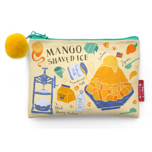 猴子設計 Monkey Design コインケース（ポーチ・小銭入れ） マンゴーかき氷 コインケース｜零錢包 芒果冰