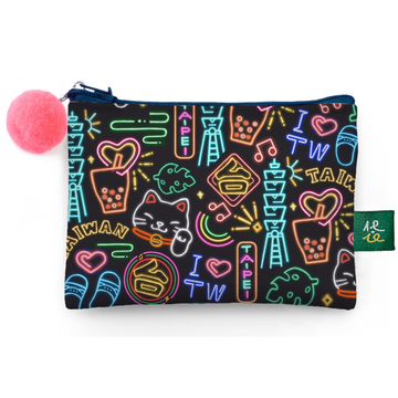 猴子設計 Monkey Design コインケース（ポーチ・小銭入れ） ネオン台北｜零錢包 霓虹台北城