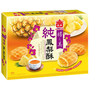 義美 パイナップルケーキ｜義美 禧之美純鳳梨酥 200g（10枚入り）個包装