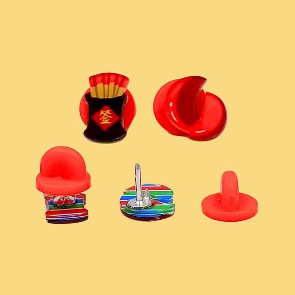 日日野餐 PIKNIK ピンバッジ 冥銭＋もち米｜日日野餐 PIKNIK 別針（徽章） 紙錢＋糯米