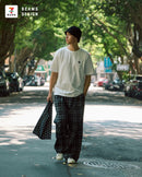 台湾限定 セブンイレブン × BEAMSコラボ BEAMS DESIGN OPENちゃん エコバッグ（ブラック）｜7-11 x BEAMS聯名 BEAMS DESIGN OPEN! 經典頭像背心袋 黑色