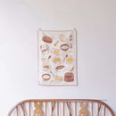 印花楽 吸水ふきん おはよう（台湾朝ごはん） ミルクティー色｜吸水茶巾家事布 早安 奶茶色