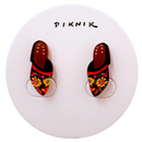 日日野餐 PIKNIK ピンバッジ 客家レトロ刺繍シューズ｜日日野餐 PIKNIK 別針（徽章） 客家文化系列 客家復古繡花鞋