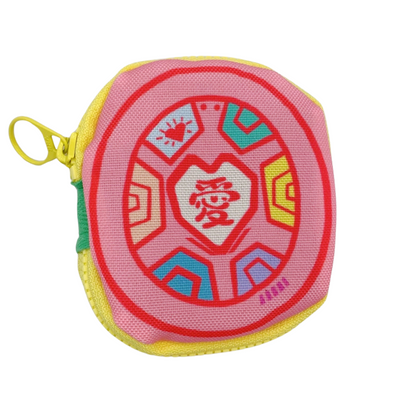 茚 Yin Taiwan 紅亀粿（紅亀餅・アンンクークエ）ドリンクホルダー 愛｜紅龜粿 手提杯套（飲料提袋）愛心