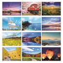 〈数量限定〉2026年 台湾卓上カレンダー 台湾景色（表紙：出発だ！一緒に旅行に行こう！）｜台灣風景三角桌曆 出發吧！一起旅行去 台灣製