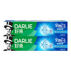 〈2本セット〉黒人（好来）ハミガキ（歯磨き粉） ライムミント｜黑人（好來）全亮白牙膏 青檸薄荷 140gx2