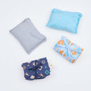 印花楽 肩掛けエコバッグ 鉄窓花タイル ライムオレンジ｜中型側揹背心袋 鐵花窗磚牆 萊姆橙黃