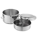 台湾製 ステンレス製 お弁当箱｜圓形不銹鋼便當盒 直径14cm