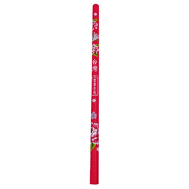 レトロ可愛い 台湾 利百代 台湾花布（客家花布）柄鉛筆セット｜カラー：赤・青・桃色｜利百代 客家花布 鉛筆｜硬度：2B