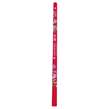 レトロ可愛い 台湾 利百代 台湾花布（客家花布）柄鉛筆セット｜カラー：赤・青・桃色｜利百代 客家花布 鉛筆｜硬度：2B