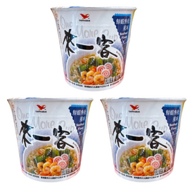 〈3食入〉来一客 シーフード風味｜來一客 鮮蝦魚板｜63gx3