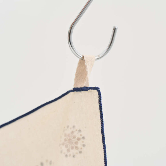 印花楽 吸水ふきん 大稲埕（迪化街） クラシック藍褐色｜吸水茶巾家事布 大稻埕 經典藍褐