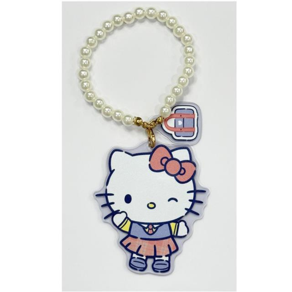 数量限定 レア台湾交通系ICカード サンリオ スクール風 HELLO KITTY キーホルダー型 悠遊カード｜三麗鷗學院風造型悠遊卡 HELLO KITTY