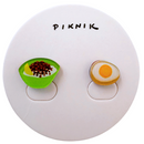 日日野餐 PIKNIK ピアス／イヤリング 魯肉飯と煮卵｜日日野餐 PIKNIK 耳環／耳夾 台灣文化系列 台灣滷肉飯＋滷蛋