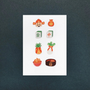 日日野餐 PIKNIK ピンバッジ 吉祥文字 春＋福｜日日野餐 PIKNIK 別針（徽章） 過年系列 春福