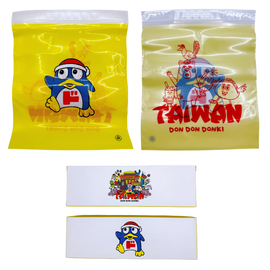 台湾ドン・キホーテ限定 Donki x TMpaintチャック付き袋（ドンペン）｜台灣 Donki x TMpaint撲克牌密封袋（企鵝）