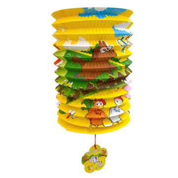 紙ランタン（紙灯籠） 牧場のどうぶつ柄｜紙燈籠 牧場動物圖案